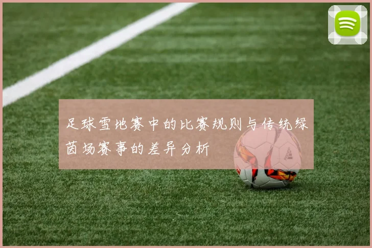 足球雪地赛中的比赛规则与传统绿茵场赛事的差异分析
